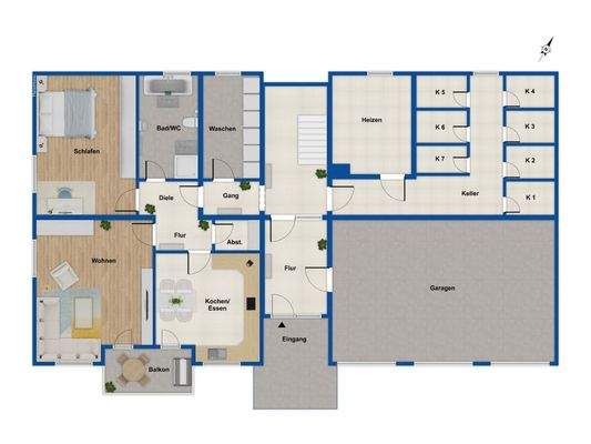 Grundriss EG Hs. Nr. 16