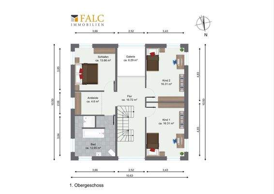 Grundriss Obergeschoss