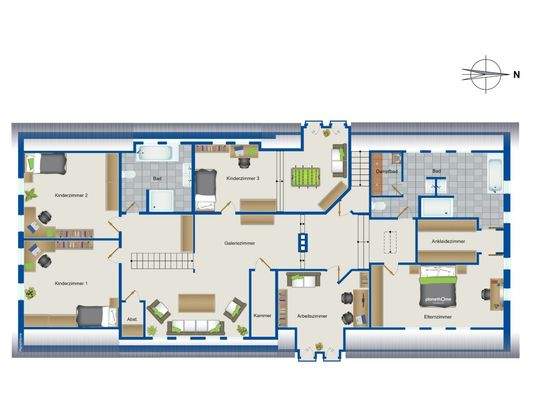 Dachgeschoss Haupthaus