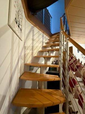 Moderne Wendeltreppe