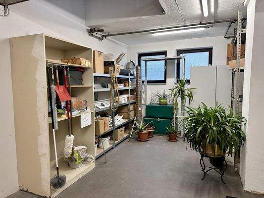 Lager im Kellergeschoss