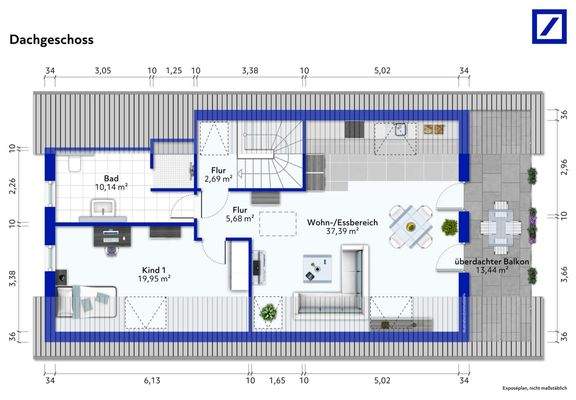 Grundriss Dachgeschoss