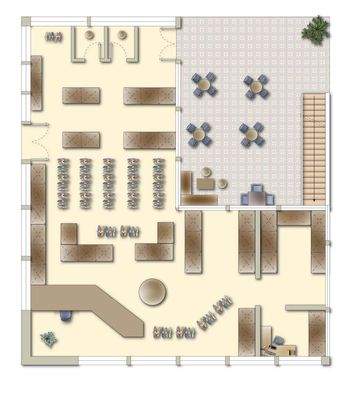 Grundriss Geschäftsfläche