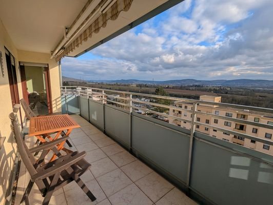 Balkon mit Aussicht
