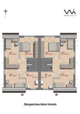 Grundriss 2 Haus Nr. 50 I 48