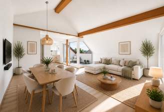 3-Zimmer-Wohnung mit Loggia, virt. Darstellung