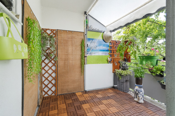 Großzügiger Balkon