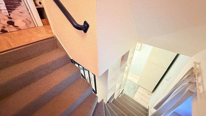 Treppe ins Kellergeschoss