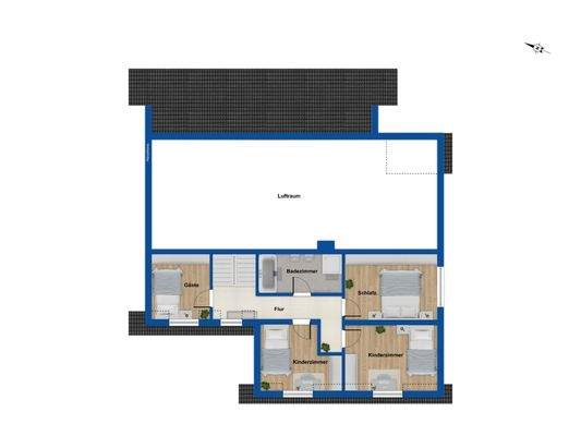 Grundriss Obergeschoss