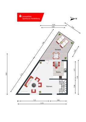 Grundriss Obergeschoss