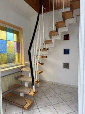 Treppe zum ausgebauten DG Hinterhaus