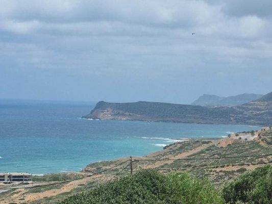 Kreta, Roussa Ekklisia: Großes Baugrundstück mit Meerblick zum Verkauf