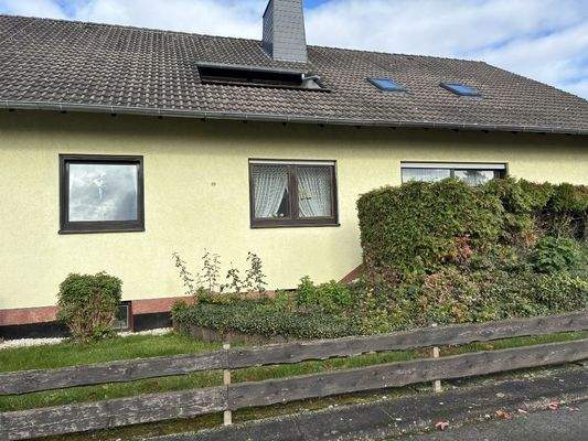 Das Haus von der Seite