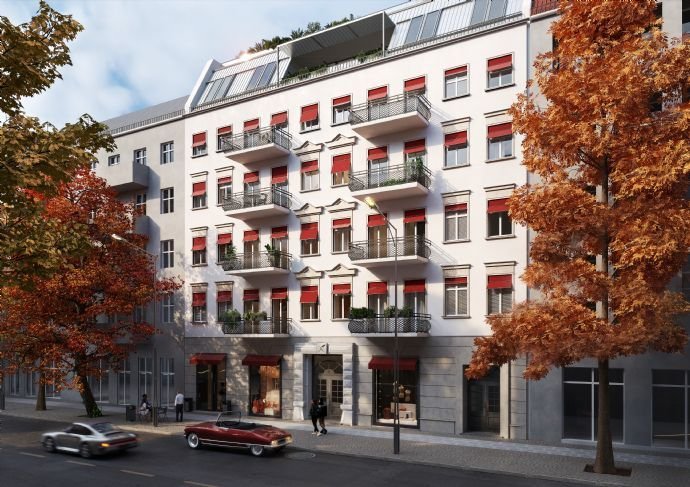 Luxuriöses 1-Zimmer-Apartment im sanierten Altbauensemble nahe Savignyplatz