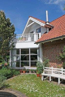 Rückseite mit Blick auf den Balkon