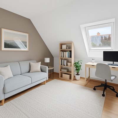 DG 1 | Gästezimmer, virtuelle Darstellung