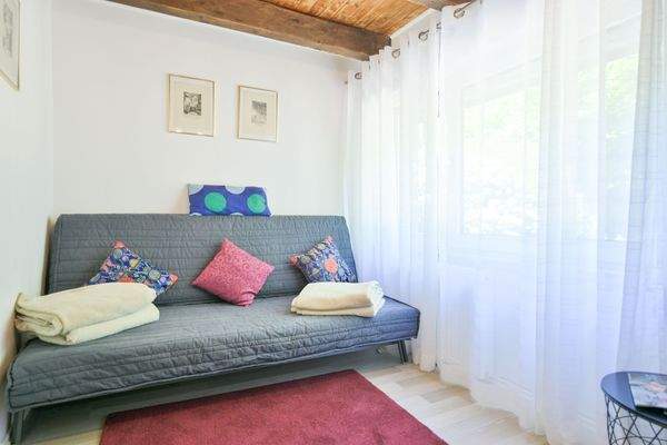 Gästewohung unten Schlafsofa