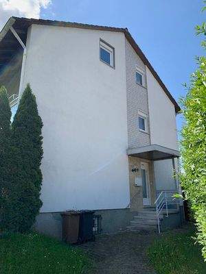 seitliche Hausansicht