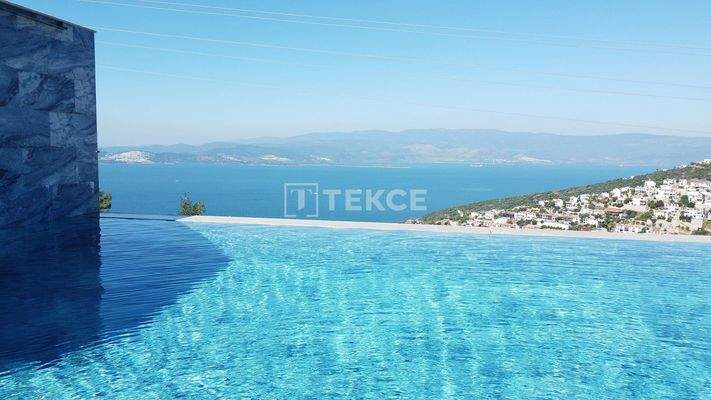 Panoramic Sea-View Villa with Infinity Pool in Bodrum