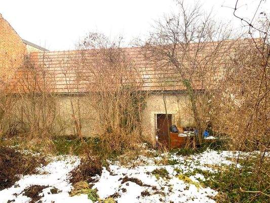 Scheune Rückseite Ansicht