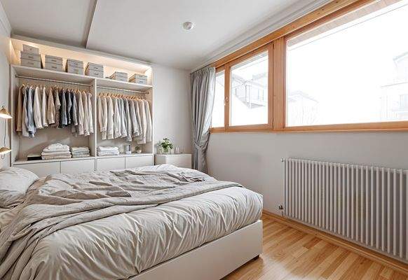 Schlafzimmer mit viel Privatsphäre