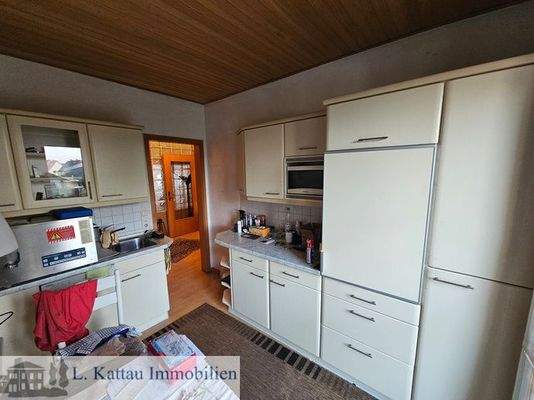 Küche mit einer Einbauküche