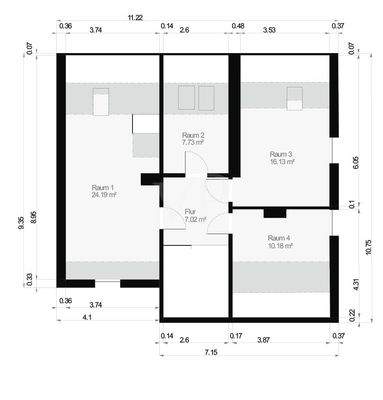 Grundriss Dachgeschoss