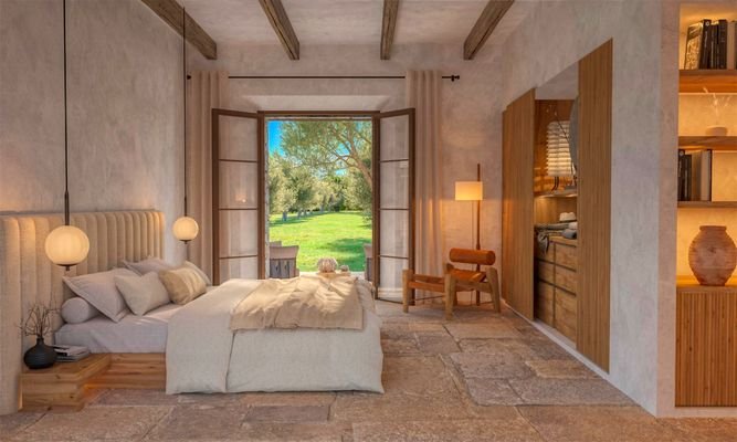 Projekt einer Finca mit Weinberg