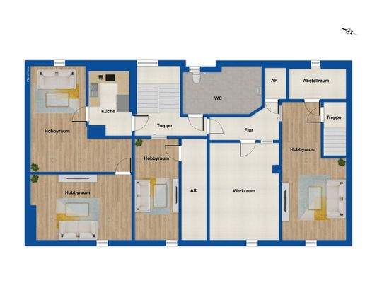 Grundriss - Dachgeschoss