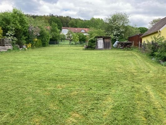 Grundstück Sengenthal Blick von Straße