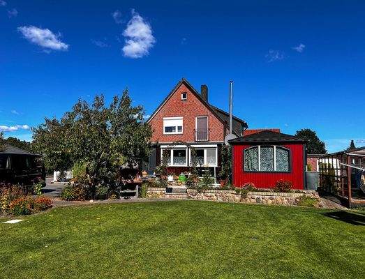 Südseite des Hauses