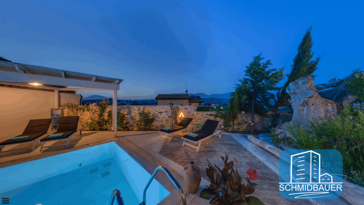 Kreta, Pitsidia: Wunderbare Villa mit Pool und Bli