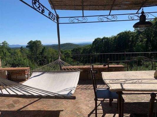 Terrasse-Hängematte