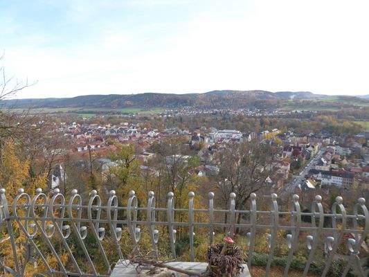 Ausblick vom Turmzimmer der Wohnung 1