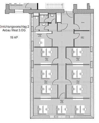 Grundriss 3.OG VAriante 2