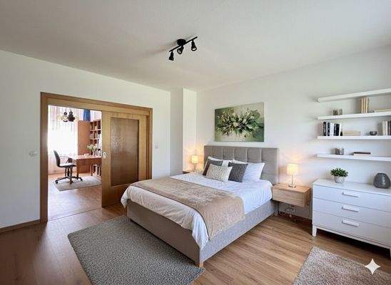 KI-generiert Schlafzimmer