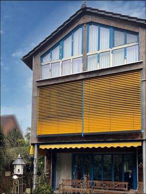 Rückansicht mit Anbau