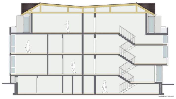 Hochparterre mit Hochkeller