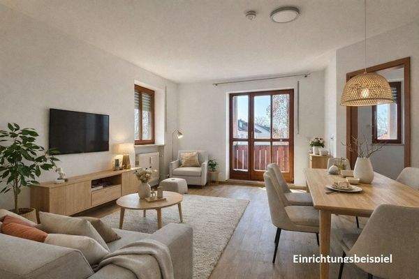 Einrichtungsbeispiel Wohnraum