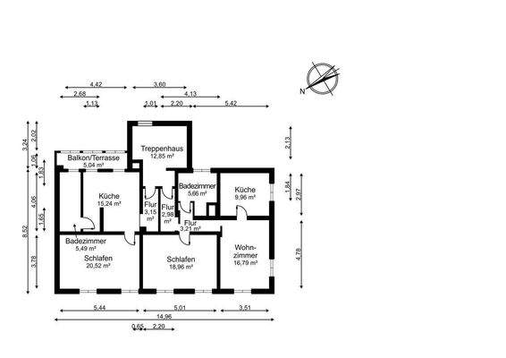 Grundriss Ferienhaus OG