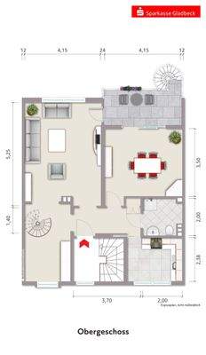 Exposeplan Obergeschoss