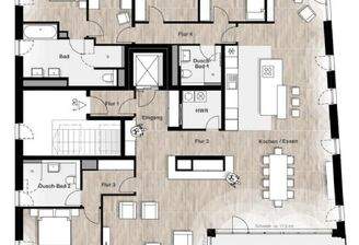 Grundriss Whg. 1.20
