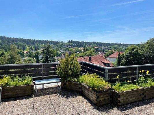 Aussicht von der Dachterrasse