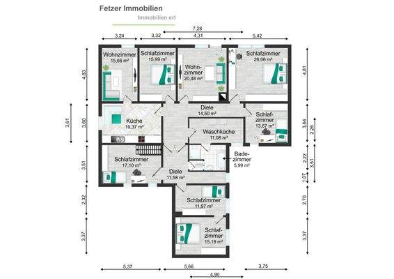 Höhstraße 24 Jettenbach - 1 Stock