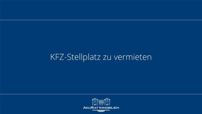 Kfz-Stellplatz zu vermieten