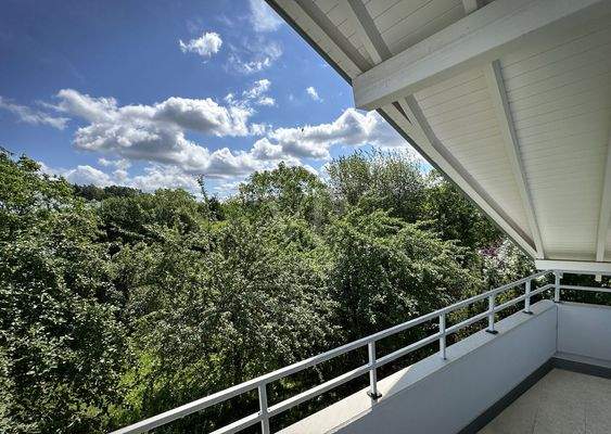 Ausblick vom Schlafzimmer