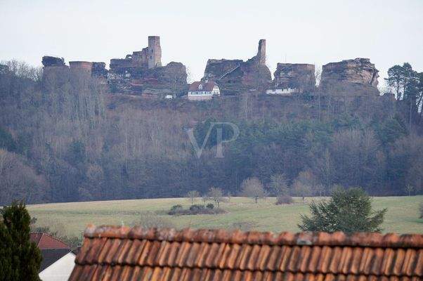 Blick auf die Burgen