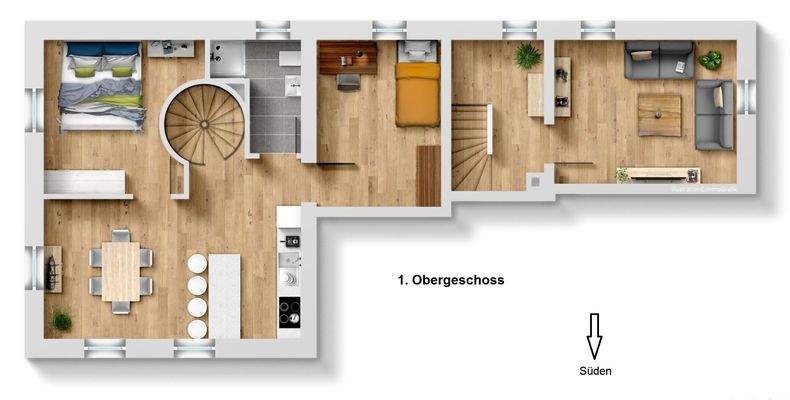 Grundriss Obergeschoss