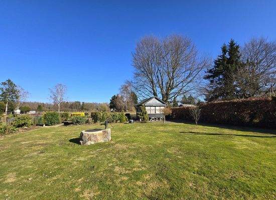 weitläufiger Garten Bungalow Börnsen 