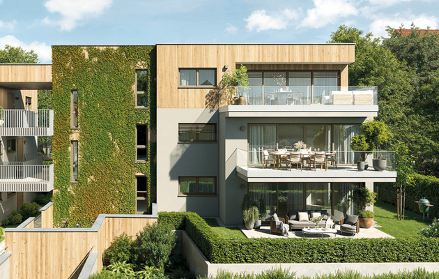 Süd-Ansicht Penthouse